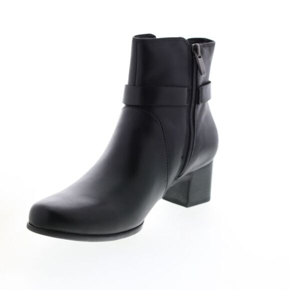 Clarks Womens Un Damson Mid Black Boots (NWT) - Picture 4 of 7